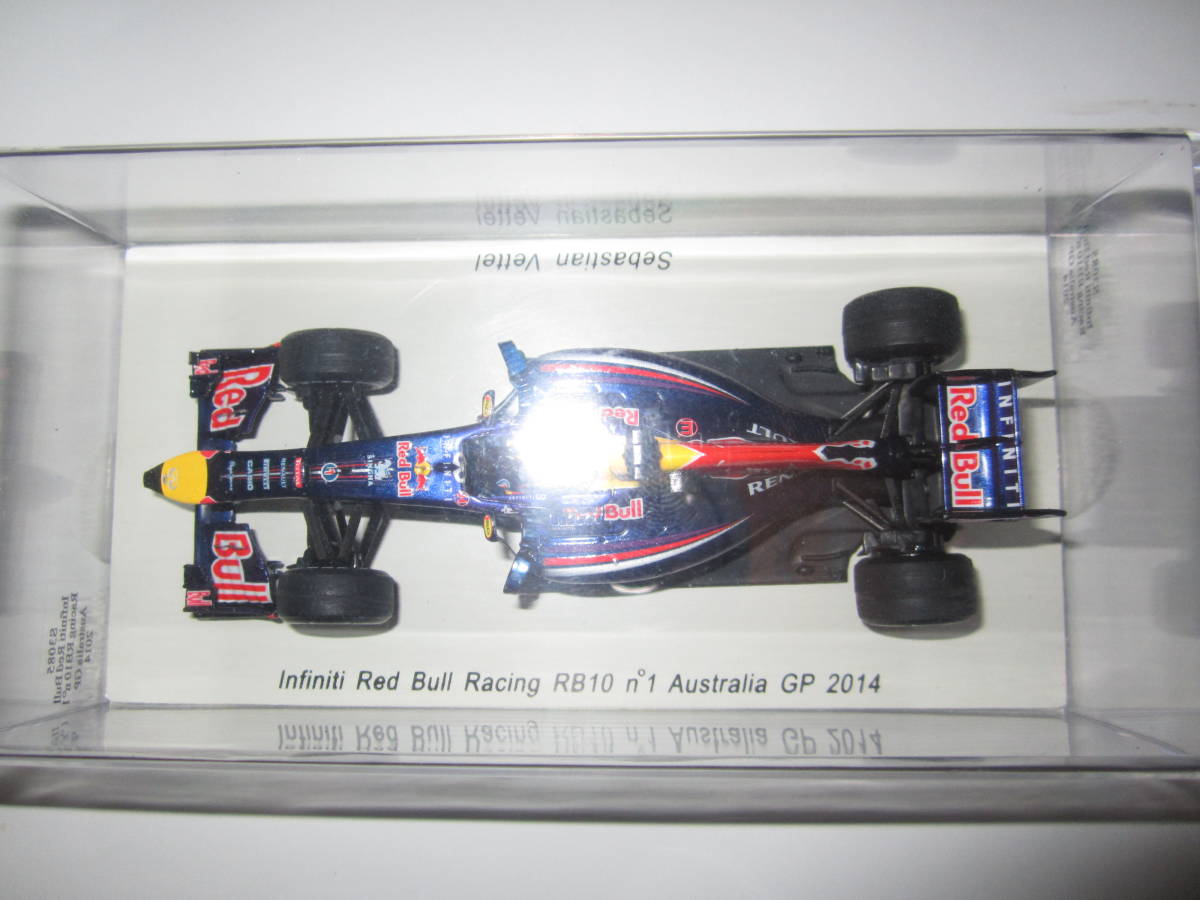 即決 スパーク 1/43 レッドブル RB10 ルノー 2014年オーストラリアGP №1 セバスチャン・ベッテル_画像6