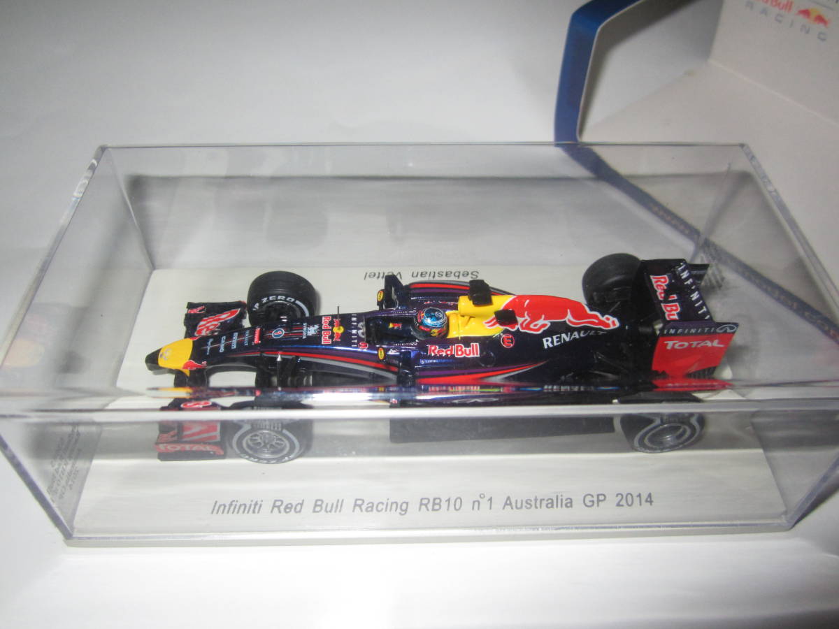 即決 スパーク 1/43 レッドブル RB10 ルノー 2014年オーストラリアGP №1 セバスチャン・ベッテル_画像2