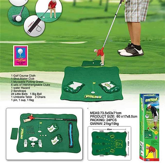* new goods * free shipping * now only super profit ZZBB Mini India a Golf Club Golf player pack for children doll set home use 