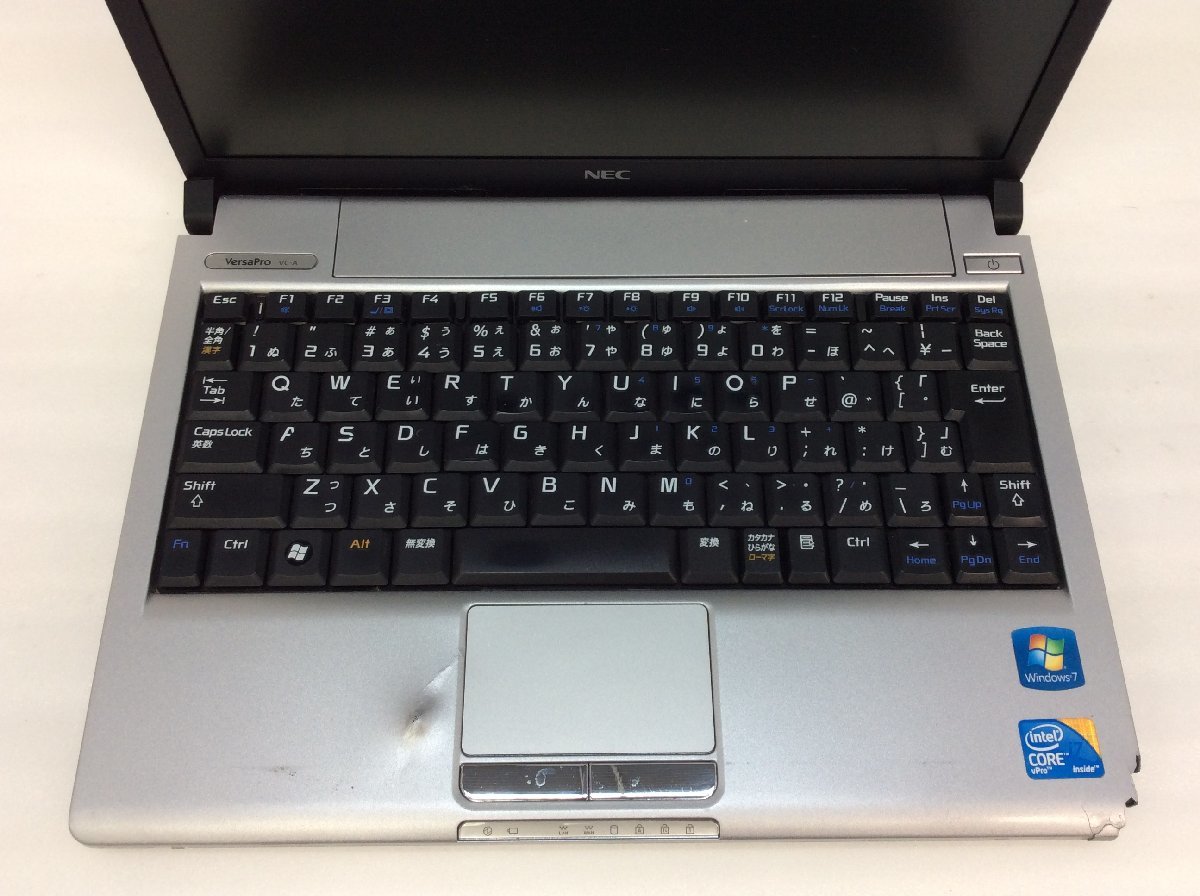 ジャンク/ NEC PC-VY16GCBCZXXA Corei7-1世代 メモリ不明 ストレージ無し 【G08342】_キーボードに文字消えがあります