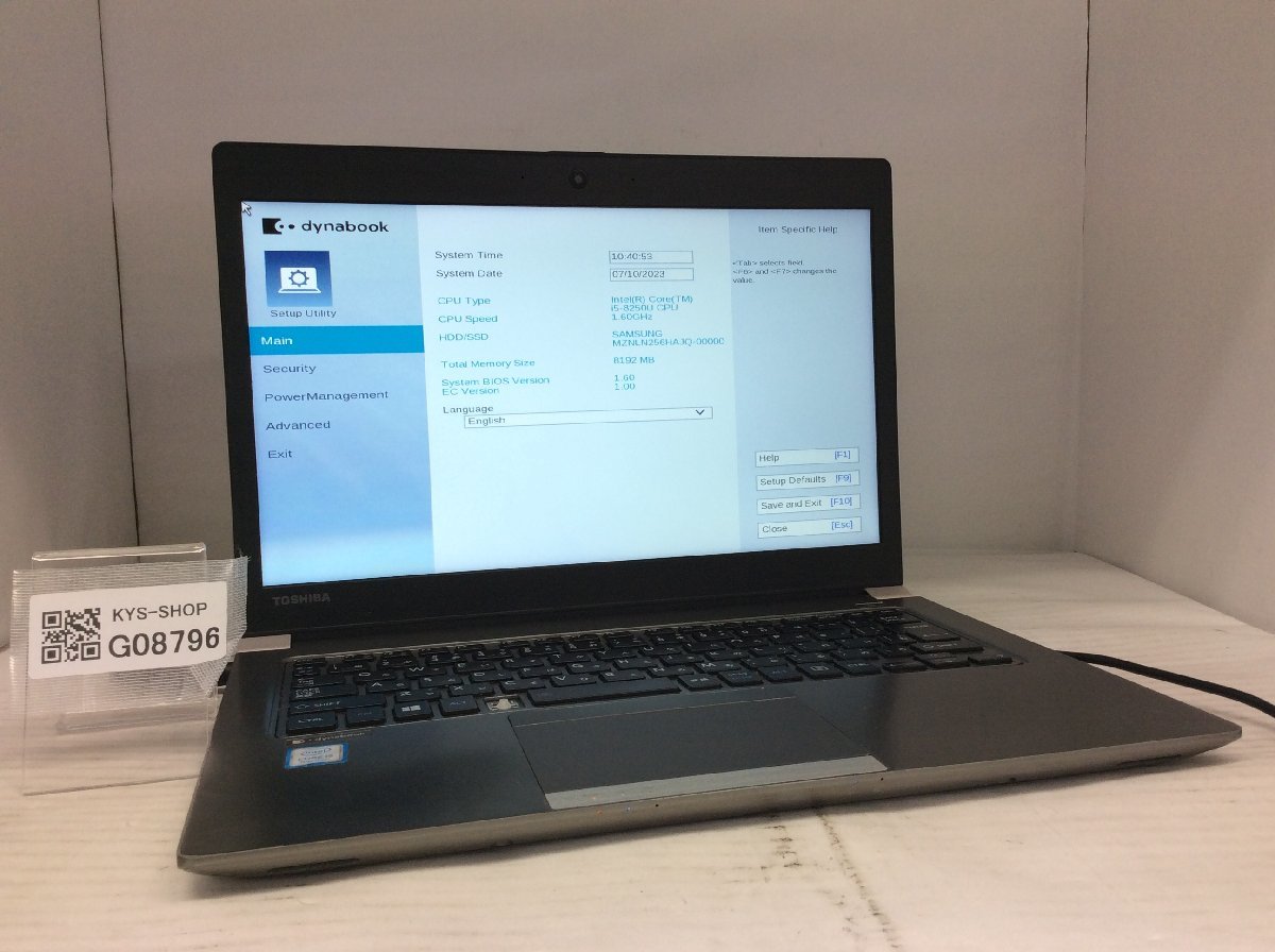 即日発送】 i5-8250U Core Intel PR63MTC4447AD11 R63/M dynabook