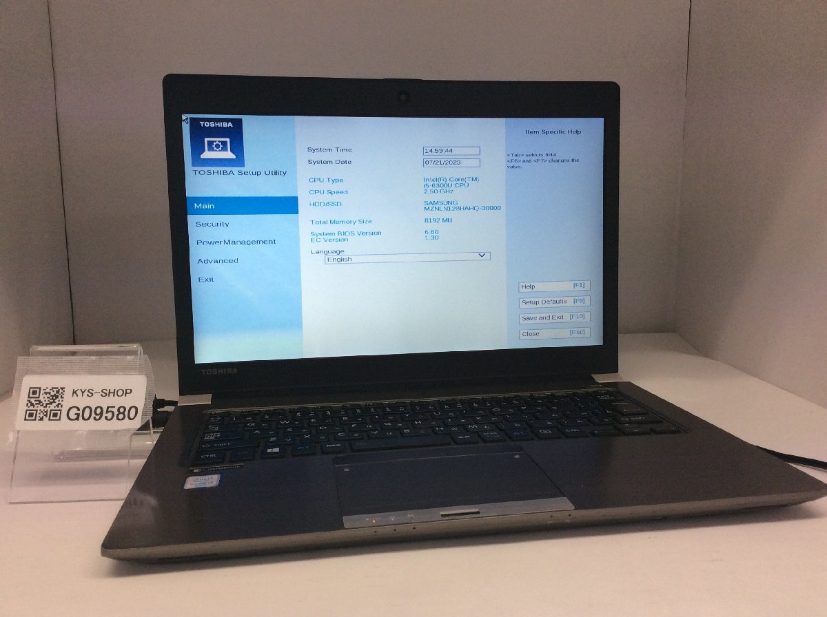 驚きの値段で】 i5-6300U Core Intel PR63FBA434BAD11 R63/F dynabook