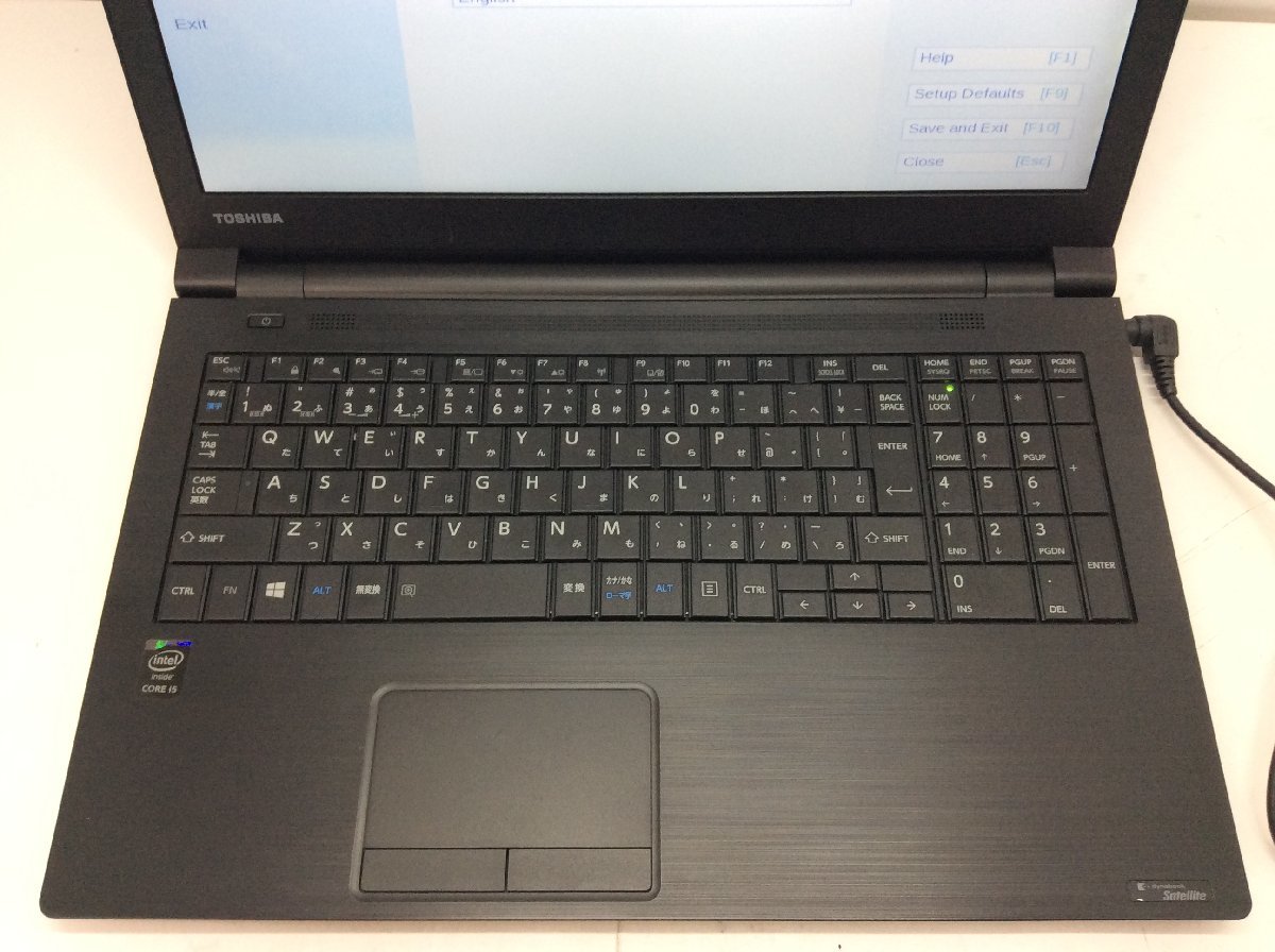 ジャンク/ TOSHIBA dynabook Satellite B35/R PB35READ427AD81 Intel Core i5-5200U メモリ4.1GB HDD500.1GB 【G09420】_キーボードにテカリがあります