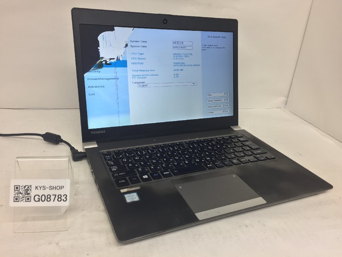 新作 dynabook dynabook R63/M Core i5 8250U 1.6GHz/8GB/256GB(SSD