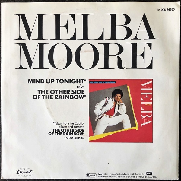 【Disco & Soul 7inch】Melba Moore / Mind Up Tonight_画像2