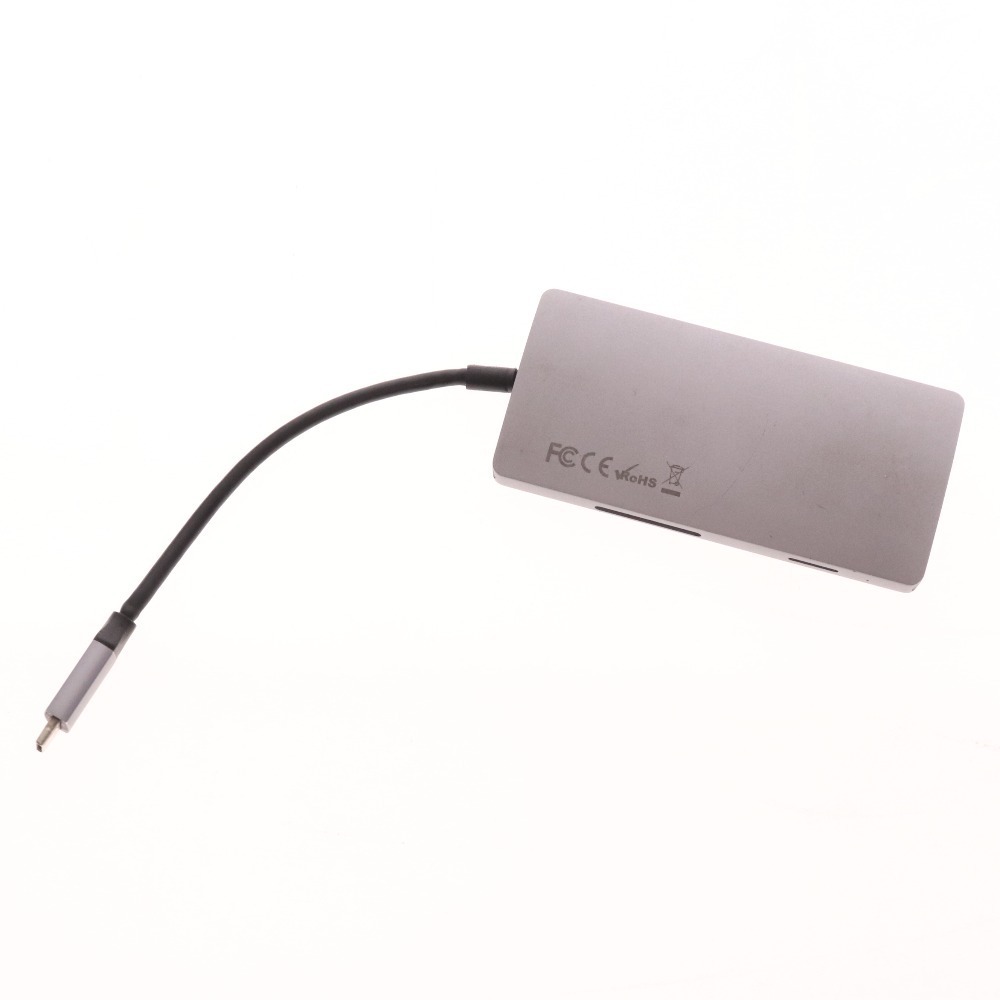 ■ SATECHI V2 マルチポート アダプター USB ハブ 8-in-1 シルバー_画像2