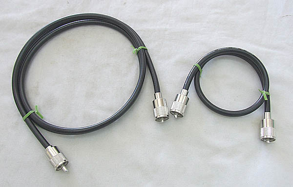 MP型コネクタ付　同軸ケーブル　5D-FB 　0.6m +　1.0m　の2本です。_画像1