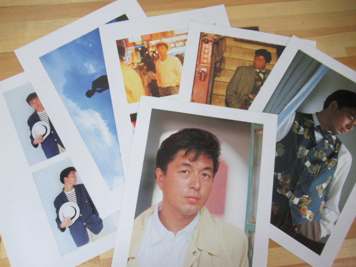 X-70* that time thing { Nakamura .. Tour pamphlet 6 set /1985 year *1987*1989*1990~1991*1996 year } autograph autograph square fancy cardboard 2 sheets + postcard + half ticket 230714