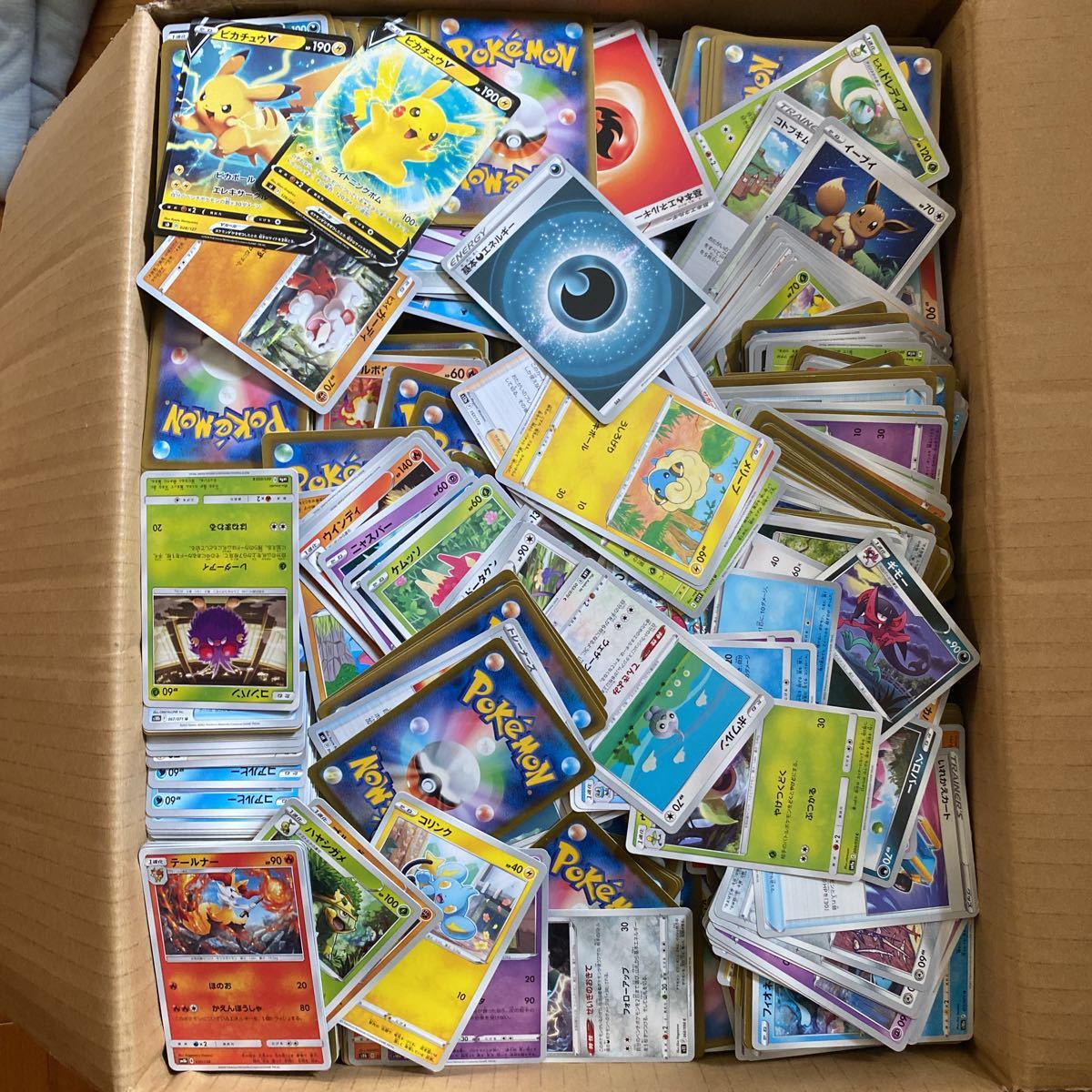 1円スタート】④ポケモンカード まとめ売り 20kg 約12000枚 100サイズ