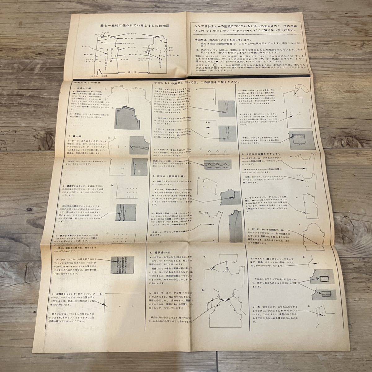 [ price cut ]230727 that time thing America import Vintage paper pattern Simplicity[4208]simpli City pattern corporation dressmaking the truth thing large paper 70s80s