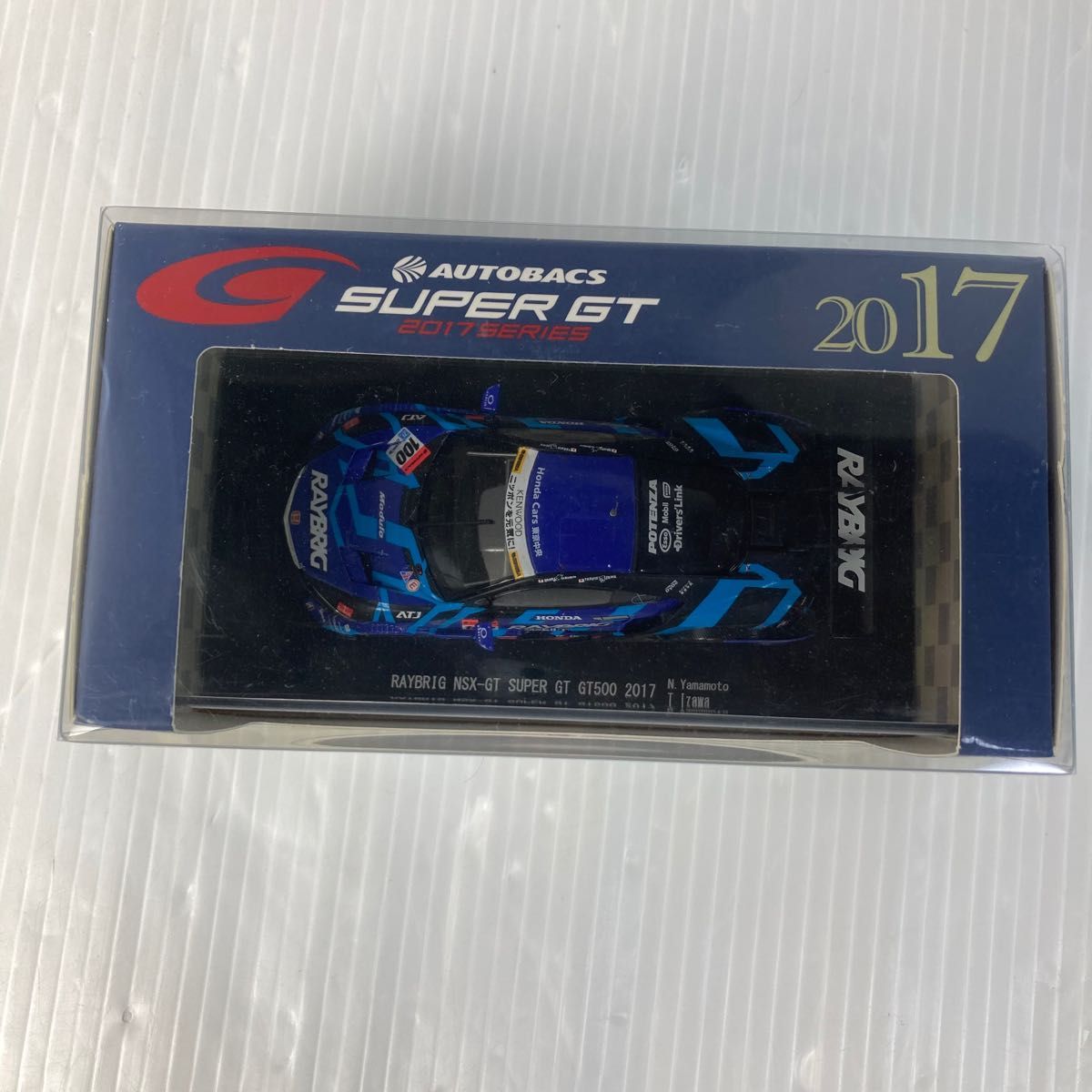 未開封 希少 エブロ 1/43 SUPER GT500 2017 RAYBRIG NSX-GT No.100