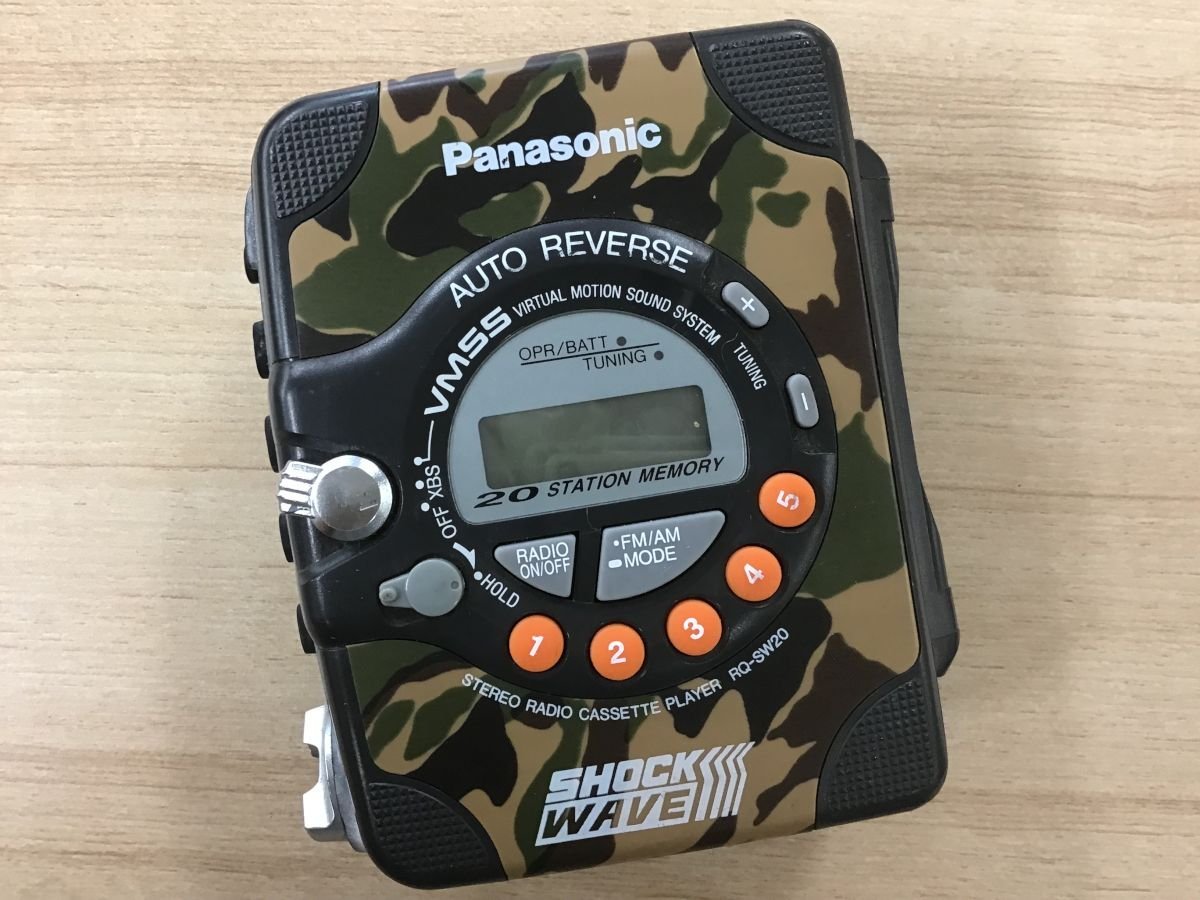 Panasonic SHOCKWAVE カセットプレーヤー RQ-SW20-