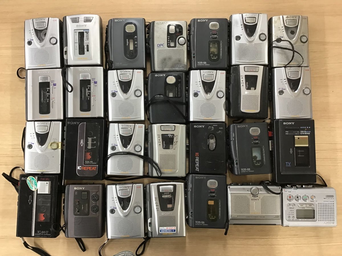 SONY TCM-400 TCM-500 TCS-60 ソニー カセットレコーダー 28点セット