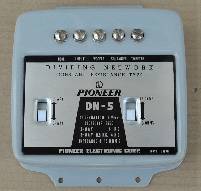 * редкость не использовался товар Pioneer Pioneer сеть DN-5 1 шт 2Way:4kHz,3Way:500Hz,4kHz,8Ω,16Ω стоимость доставки 520 иен *