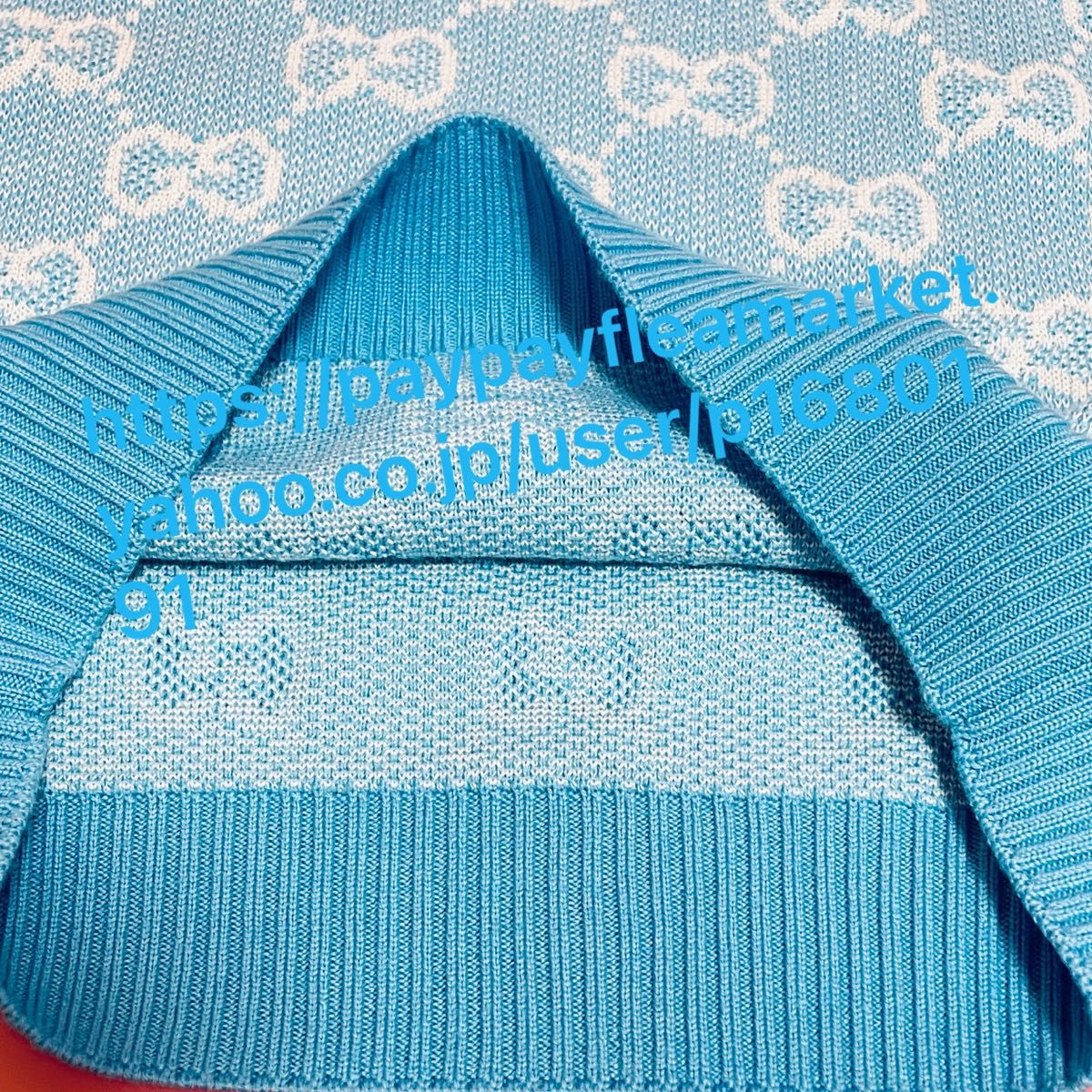 未使用タグ付き GUCCI 希少な3XSサイズ gg柄 ジャガード ライト 未使用タグ付き GUCCI 希少な3XSサイズ gg柄 ジャガード ライト