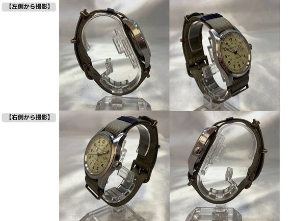 【可動品】HAMILTON ハミルトン 腕時計 カーキーフィールド 自動巻き 替えベルト2本 箱付属 H704450_画像4