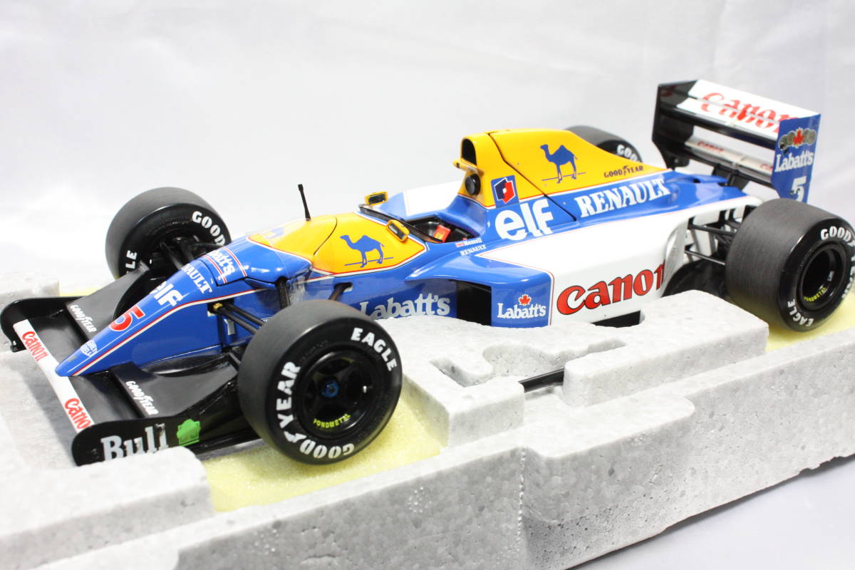送料無料 1/18 ウィリアムズ ルノー FW14B N.マンセル 1992 GPC98117