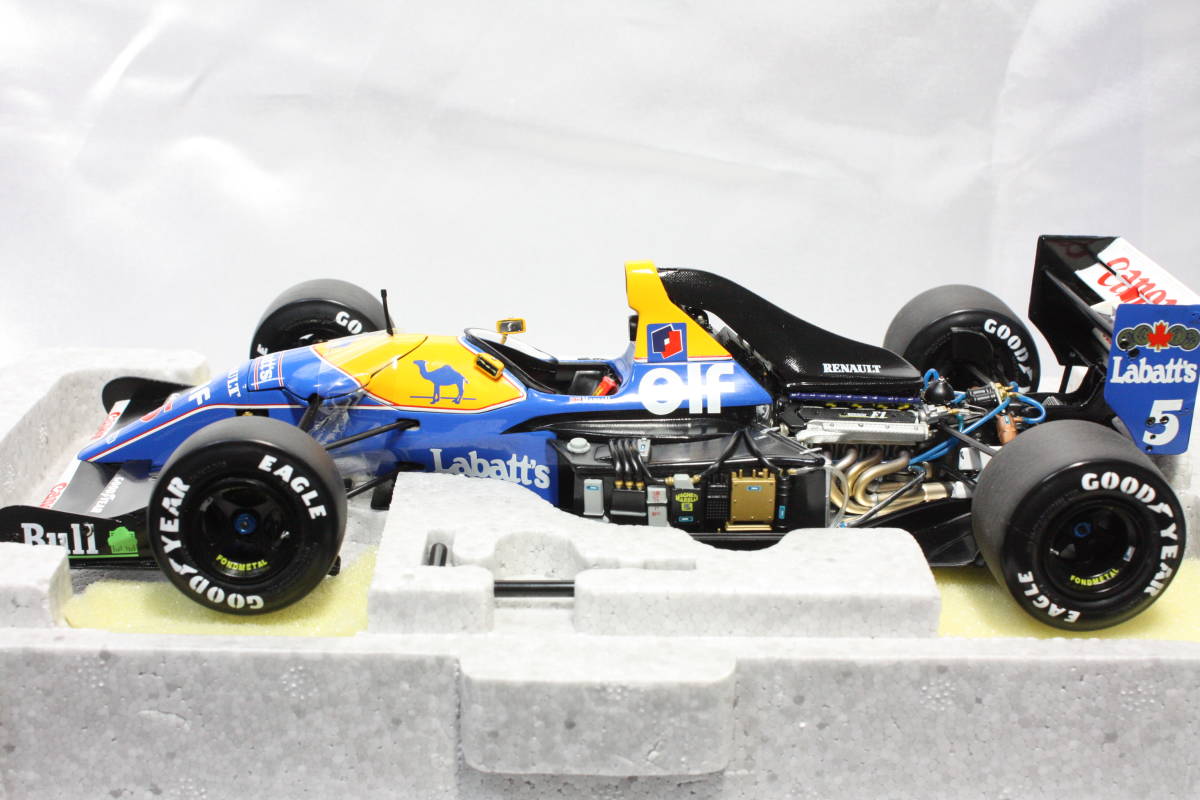 送料無料 1/18 ウィリアムズ ルノー FW14B N.マンセル 1992 GPC98117