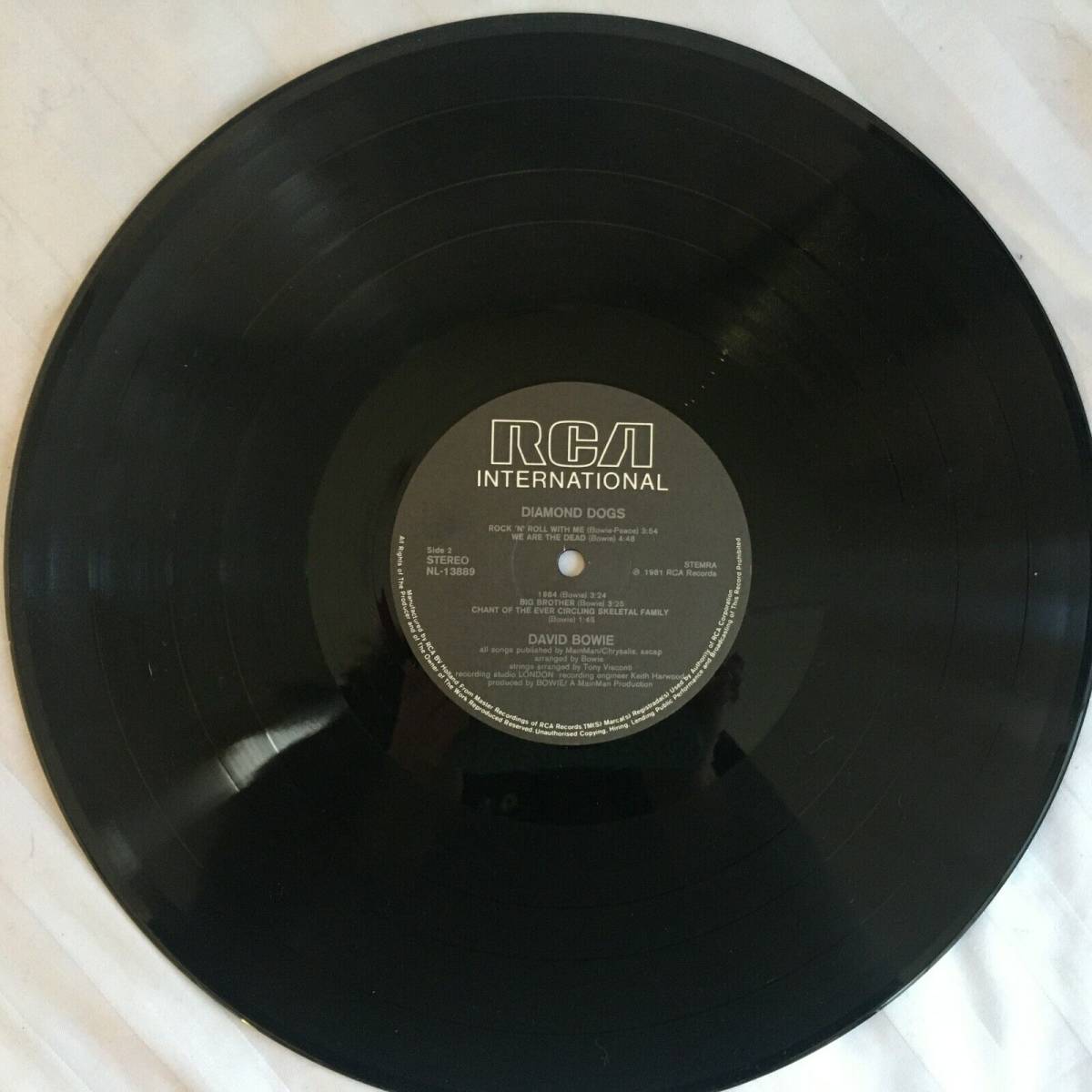 DAVID BOWIE Vinyl LP DIAMOND ドッグ / オリジナル 1981 Holland RCA