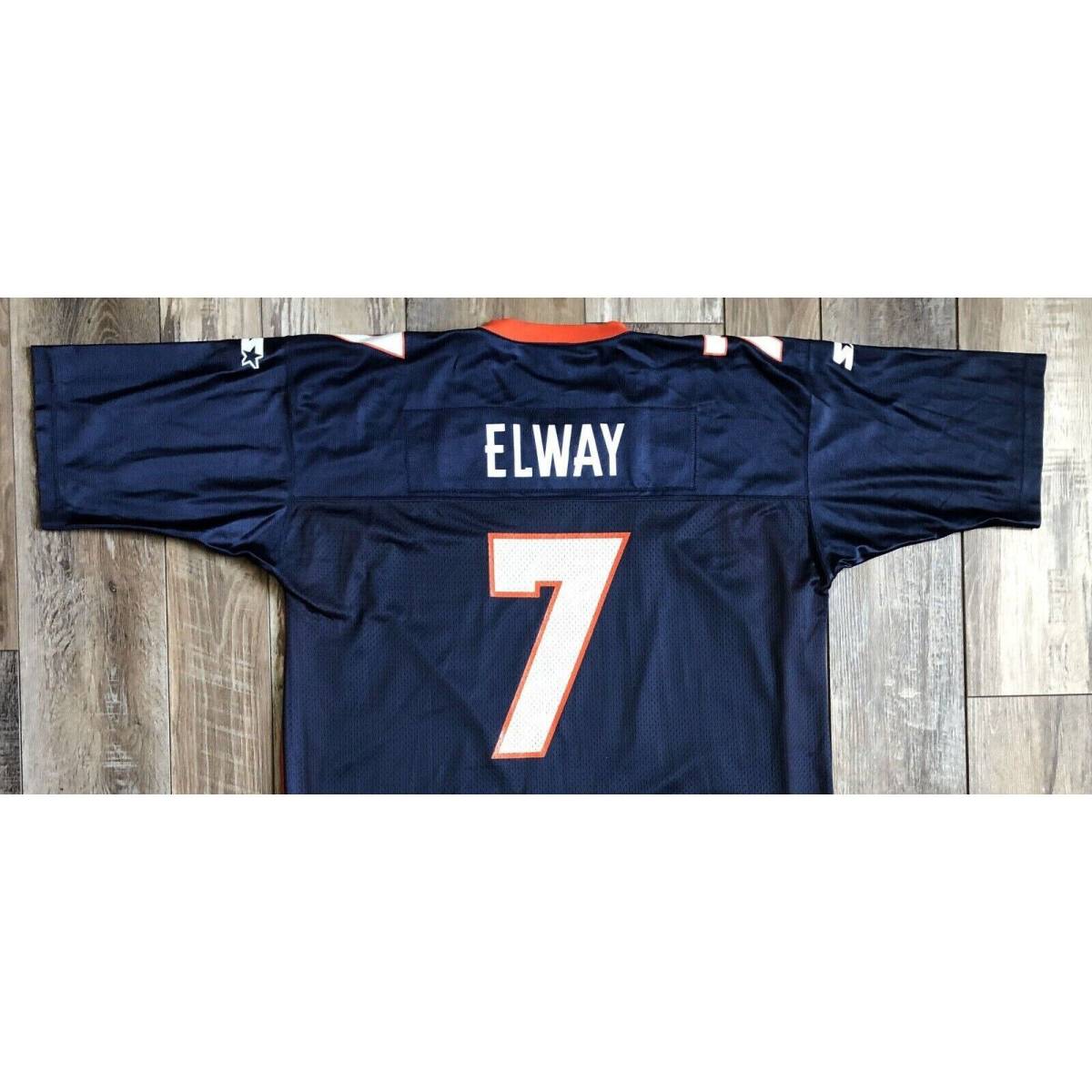 John Elway #7 Denver Broncos Football Jersey Blue Starter Size 54 Vintage 海外 即決 7