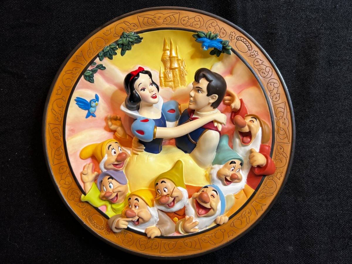 Disney Snow White Seven Dwarfs True Love, At Last 3D 60th Anniversary MINT 海外 即決