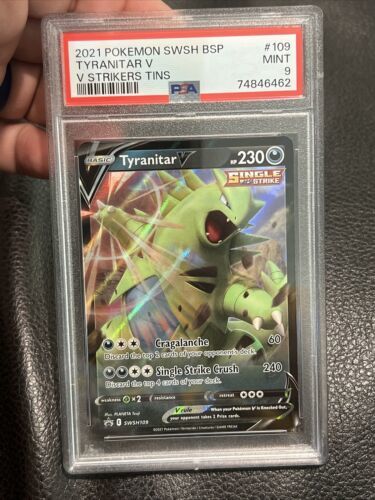 Tyranitar V SWSH#109 Black Star Promo V Strikers Tins Pokemon Card