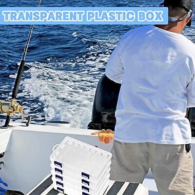 Fishing Tackle Boxes 3600 3700 Transparent Plastic Storage - Temu