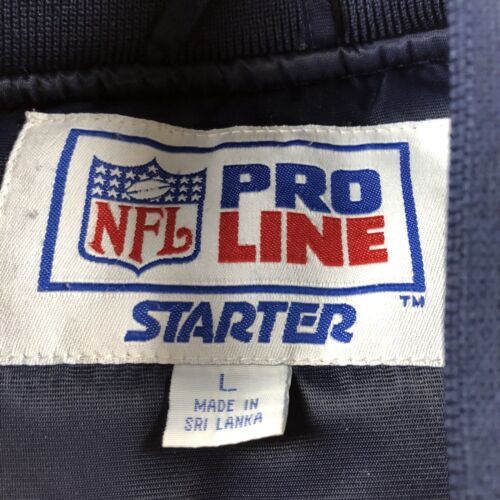Vintage Y2K Starter Puffer Denver Broncos Satin Bomber Jacket Mens Large Puffy 海外 即決 5