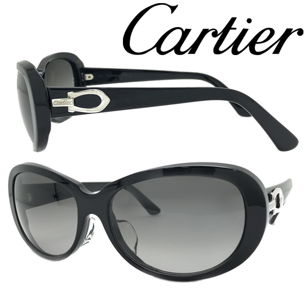 【中古】【非常に良い】 Cartier サングラス ブランド カルティエ グラデーションブラック R-S-524-4