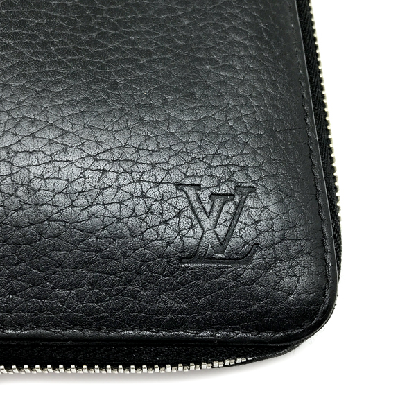 【中古】【やや傷や使用感あり】LOUIS VUITTON 長財布 ルイヴィトン CA2116 ヴェルティカル ジップアラウンド ブラック R-LV-W-721-1_画像4