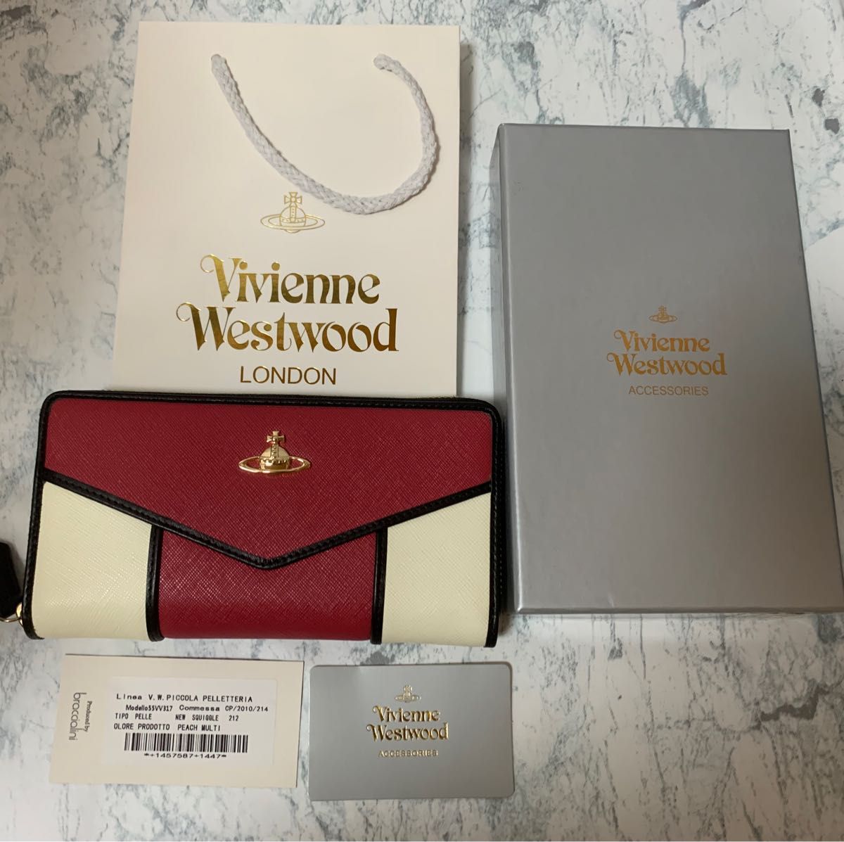 未使用〉 Vivienne Westwood ヴィヴィアンウエストウッド 長財布