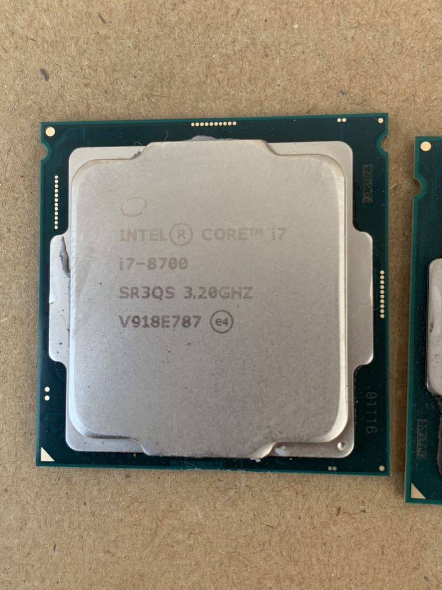 ☆INTEL CORE i7-8700/ i7-4770/ i5-7500/i5-6500/i5-4570S/i5-3470S 共7個 動作確認済_画像3