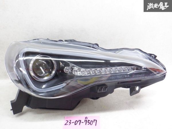 CRYSTAL EYE クリスタルアイ ZN6 86 ZC6 BRZ LED HID ヘッドライト ヘッドランプ ノーマルターン 右 右側 運転席側 LH-HU593 棚2L24_画像1