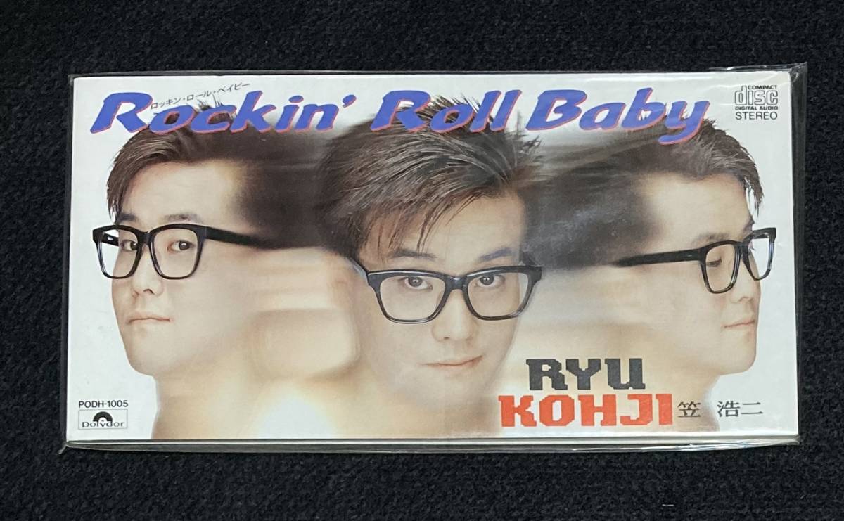 ※送料無料※ 笠浩二 8cm シングル『Rockin' Roll Baby』cw 純情夜 C-C-B CCB ココナッツボーイズ 廃盤 稀少品 渡辺英樹 関口誠人 田口智治_画像1