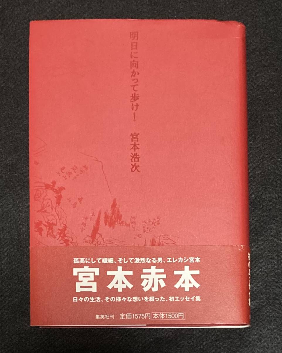 ※送料無料※ 宮本浩次 『明日に向かって歩け！』エレファントカシマシ エレカシ 初版 絶版 希少 レア