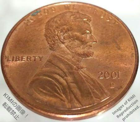 1セント硬貨 2001 D アメリカ リンカーン 1ペニー 貨幣芸術 #KIMIcoins #KIMIの商品 1 Cent Lincoln 1Penny United States coin 2001 D_画像7