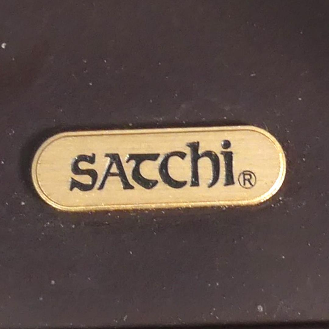 即決 イタリア製 SACHI レザーアタッシュケース サッチ メンズ 茶 本革