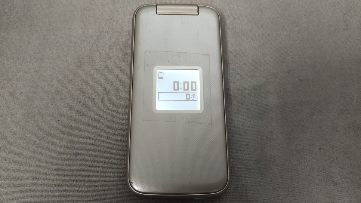 DG4560 docomo SIMフリーらくらくホンF-02J FUJITSU 4Gガラホ折畳簡易