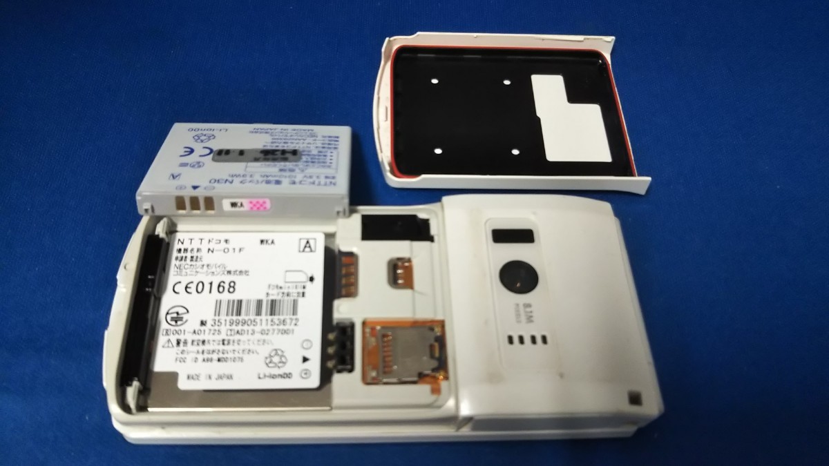 DG4597 docomo FOMA N-01F NEC Casio мобильный galake- мобильный телефон складной тип простой подтверждение рабочего состояния & простой чистка & первый период .OK суждение 0 текущее состояние товар бесплатная доставка 