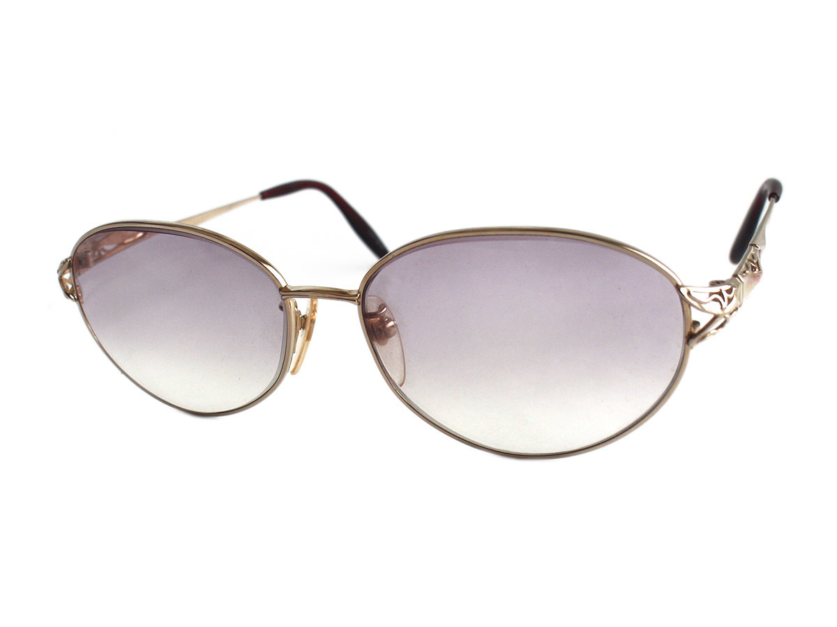 N9467-30 ONDINE オンディーヌ 眼鏡 メガネ めがね メガネフレーム 度入り アイウェア 色付き 610 チタン TITANIUM レッド×ゴールド系_画像1