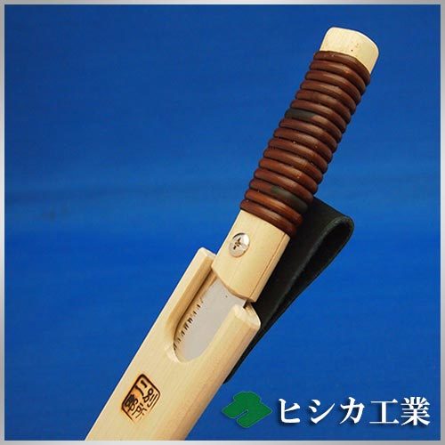 ■ヒシカ工業 別所二郎 大工ミニ鋸150mm 本体+替刃セット 木製鞘_画像2