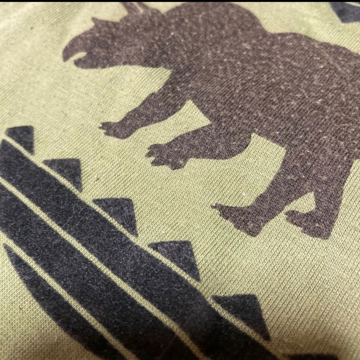 ミキハウス ピクニック 半袖 Tシャツ 恐竜 デニム ハーフパンツ 100