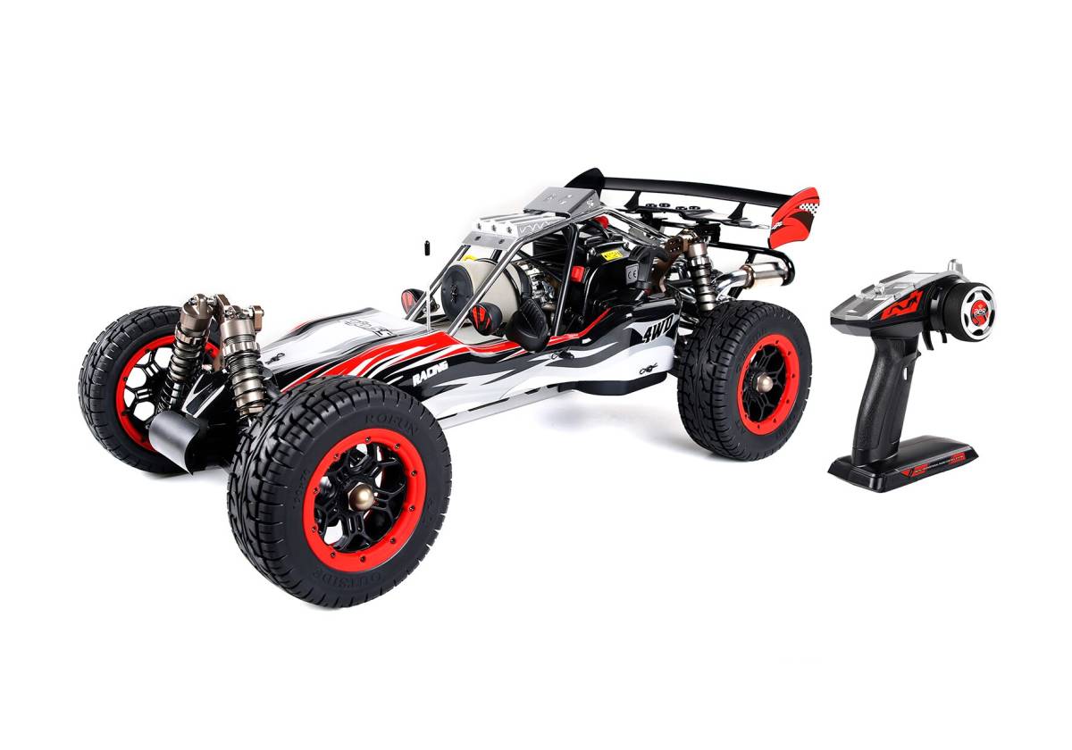 新品・完成品 45ccエンジン4WD RCカー LOFUN BAHA 5S04 すべて揃った