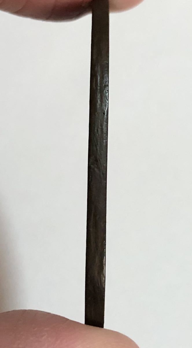 赤黒色天保通宝会津長貝寳(古銭/穴銭/天保通寳/天保通寶/会津番