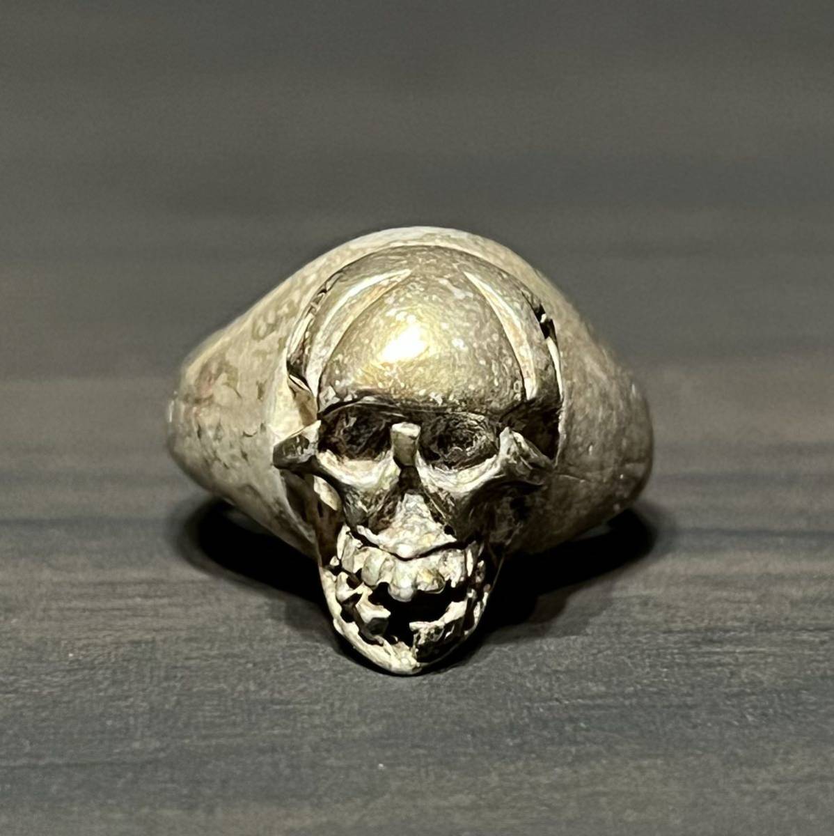 新品／未使用品】☆ヴィンテージ／SKULL／スカル／シルバー／925