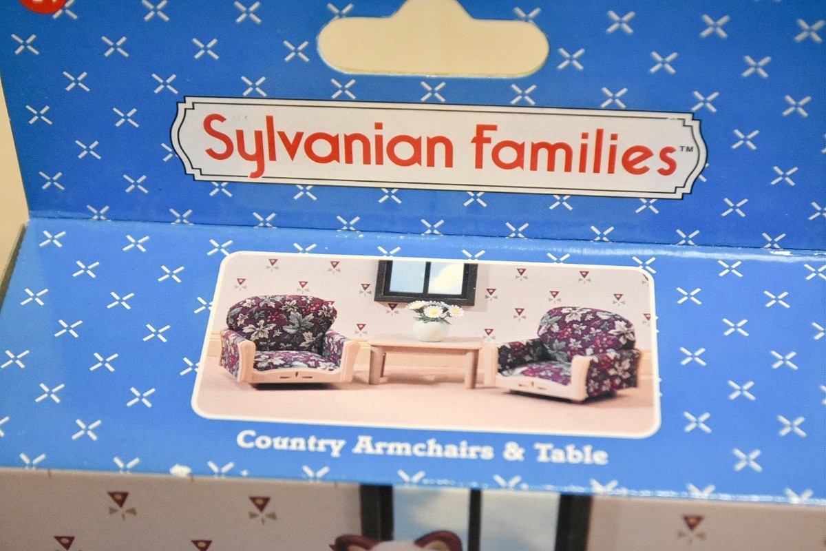 [ новый товар не использовался ] иностранная версия Sylvanian Families мебель Country arm стул & стол ka Rico k Ritter z* фигурка. не входит 