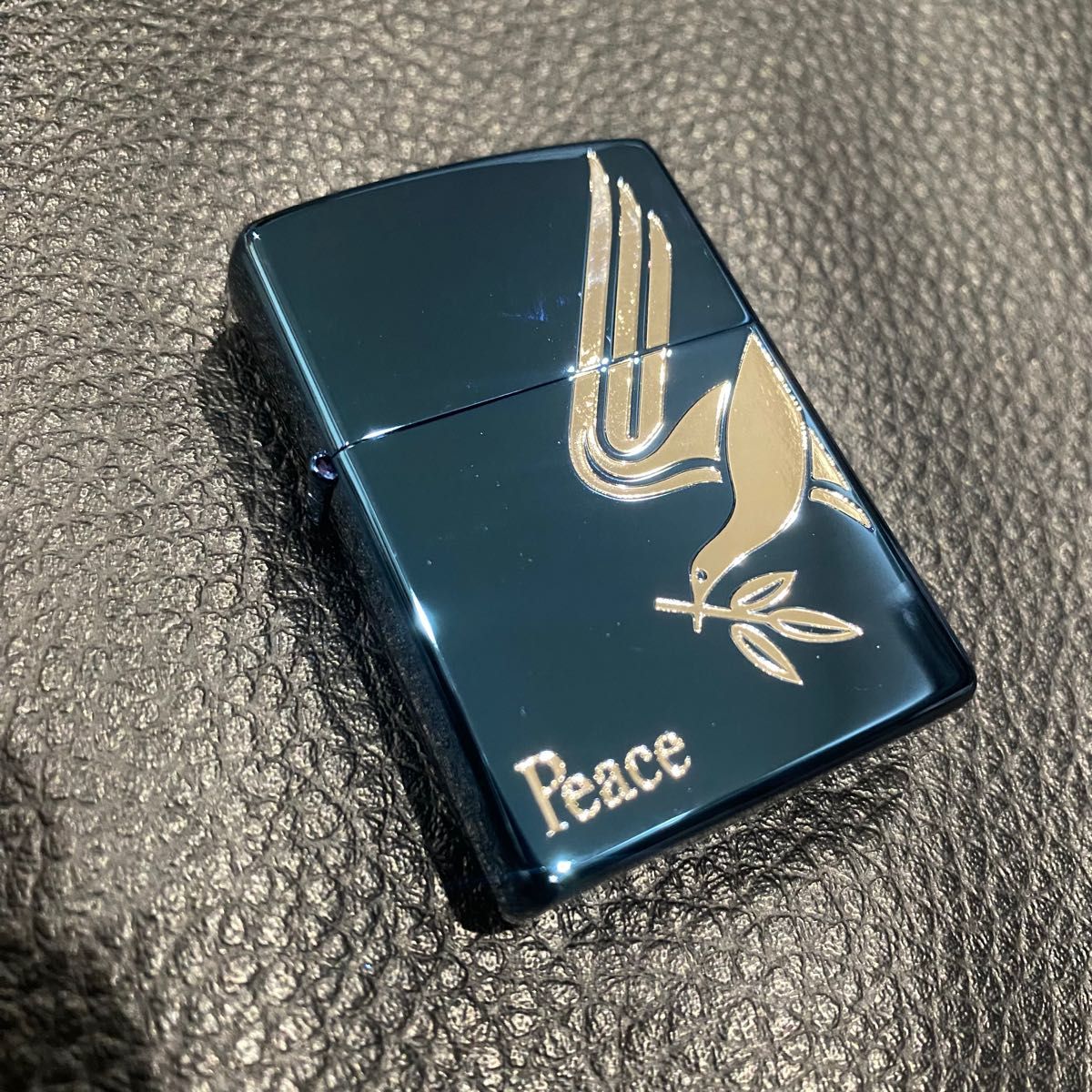 Zippo×Peace ピース ジッポー ブルー 鳩とオリーブ 2007-