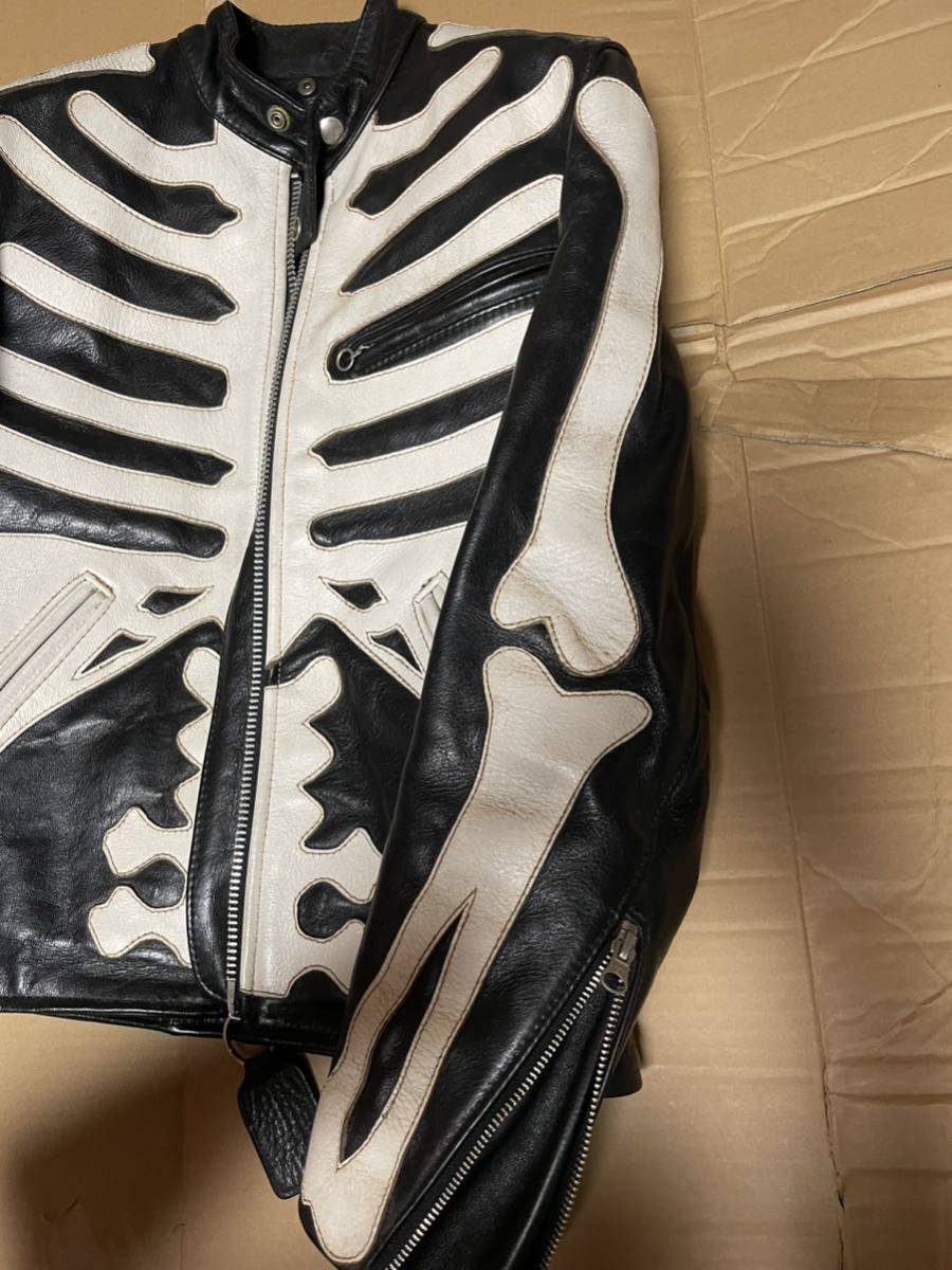 36 VANSON C2 BONE 骨 ボーン ダブルライダース - 通販