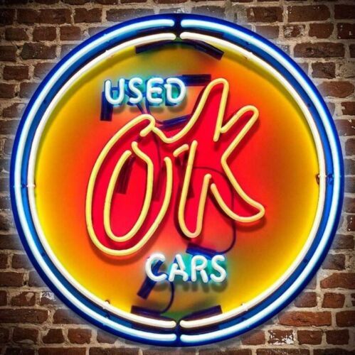 ★在庫あり★シボレー USED OK CARS★ネオンサイン★ガレージ ショップ ダイナー アメリカ アメリカン 雑貨 Chevrolet usa neon sign