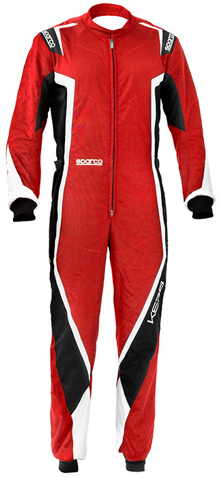 【新品】SPARCO スパルコ レーシングスーツ KERB カーブ CIK/FIA Level-2公認 レッド XLサイズ